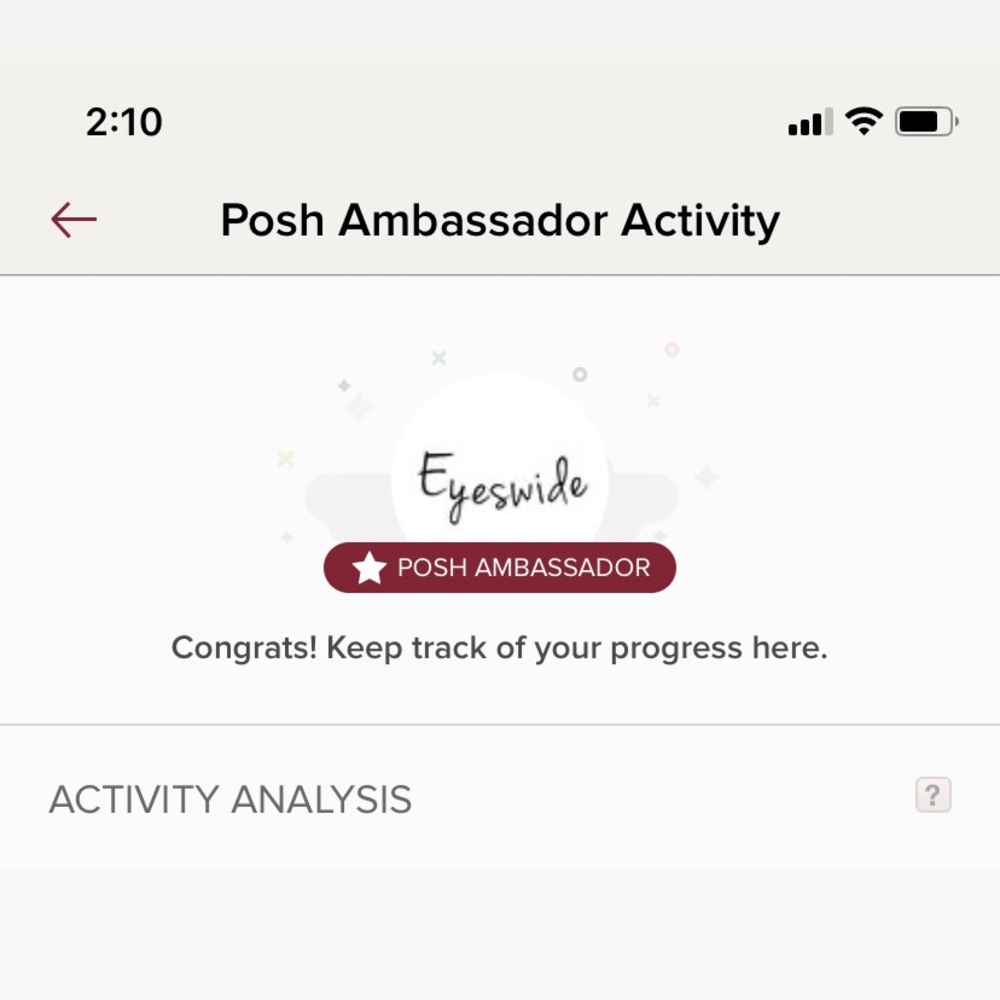 ✨ I am a Posh Ambassador! ✨